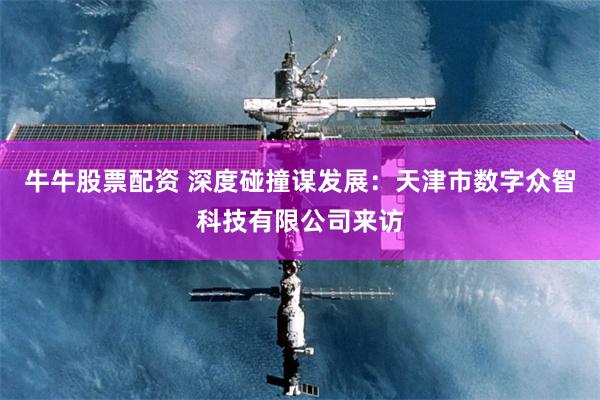 牛牛股票配资 深度碰撞谋发展：天津市数字众智科技有限公司来访